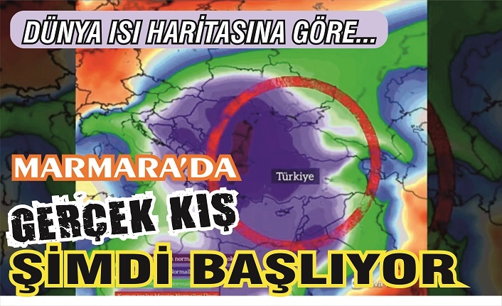 Dünya ısı haritasına göre… Türkiye’ye kutup soğuğu geliyor…