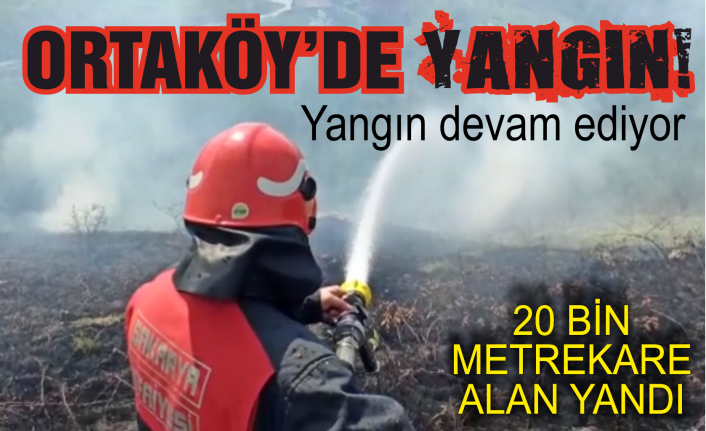 Ortaköy'de yangın!