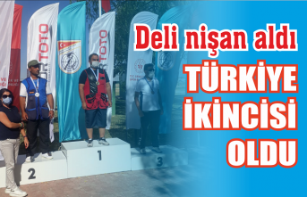Karasulu sporcu Türkiye ikincisi...