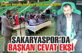Sakaryaspor'un başkanı Cevat Ekşi
