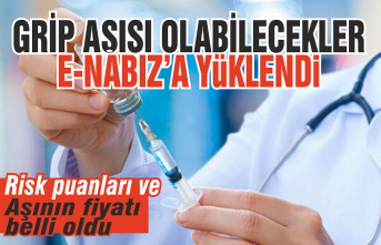 Grip aşısı olabilecekler e-Nabız'a yüklendi