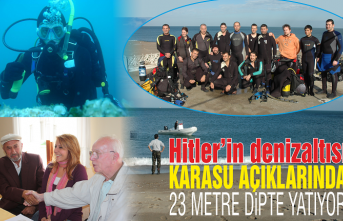 Kayıp denizaltı Karasu açıklarında 23 metre dipte yatıyor