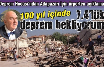 Prof. Dr. Ercan’dan ürperten uyarı: ‘100 yıl içinde Adapazarı’nda 7.4’lük deprem bekliyorum’