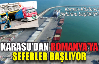 Karasu Limanı'ndan Romanya'ya seferler başlıyor