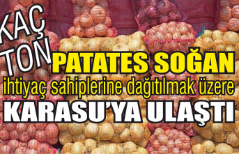 Karasu’da kaç ton patates, soğan dağıtılacak?