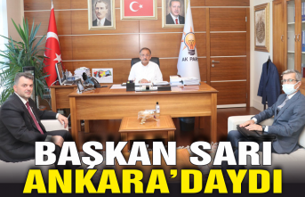 Başkan İshak Sarı, Ankara ziyaretlerine devam ediyor
