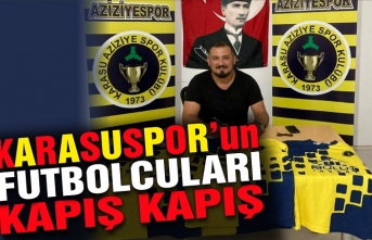Karasuspor'un futbolcuları kapış kapış