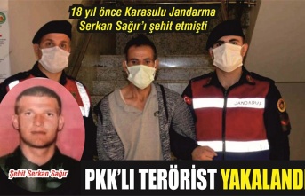 Karasulu jandarma Serkan Sağır’ı şehit eden PKK’lı terörist yakalandı