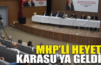 MHP heyeti Karasu'ya geldi