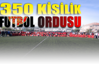 350 kişilik futbol ordusu