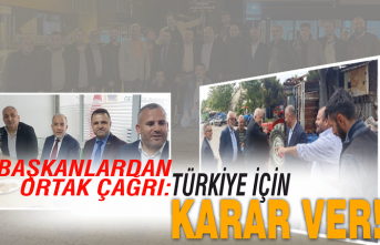 Millet ittifakı başkanlarından Karasulu seçmenlere ortak çağrı; Türkiye için KARARVER!