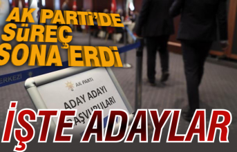 AK Parti’de süreç sona erdi!  İşte başvuran adaylar