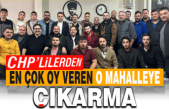 CHP Karasu örgütünden Kılıçdaroğlu’nun en çok oy aldığı o mahalleye çıkarma