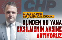 CHP'li başkan: 'Dünden bu yana eksilmenin aksine artıyoruz'