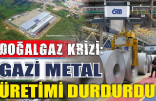 Doğalgaz krizi: Gazi Metal üretimi durdurdu
