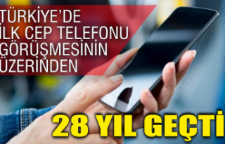 Türkiye’de ilk cep telefonu görüşmesinin üzerinden...
