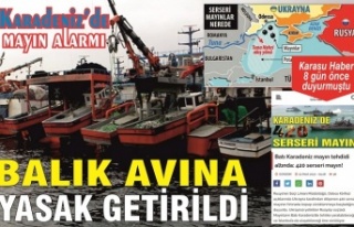 Karadeniz’de mayın alarmı: Balık avına yasak...