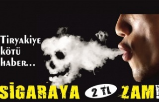 Sigara tiryakilerine kötü haber: 2 TL zam!