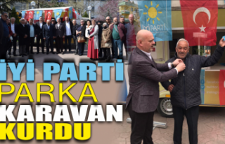 İYİ Parti, Alparslan Türkeş Parkı'na karavan...