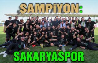 Sakaryaspor şampiyon oldu! 11 sezon sonra 1’inci...