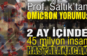 Halk Sağlığı Uzmanı Prof. Saltık'tan Omicron yorumu: 45 milyon insan 2 ay içinde hastalanacak